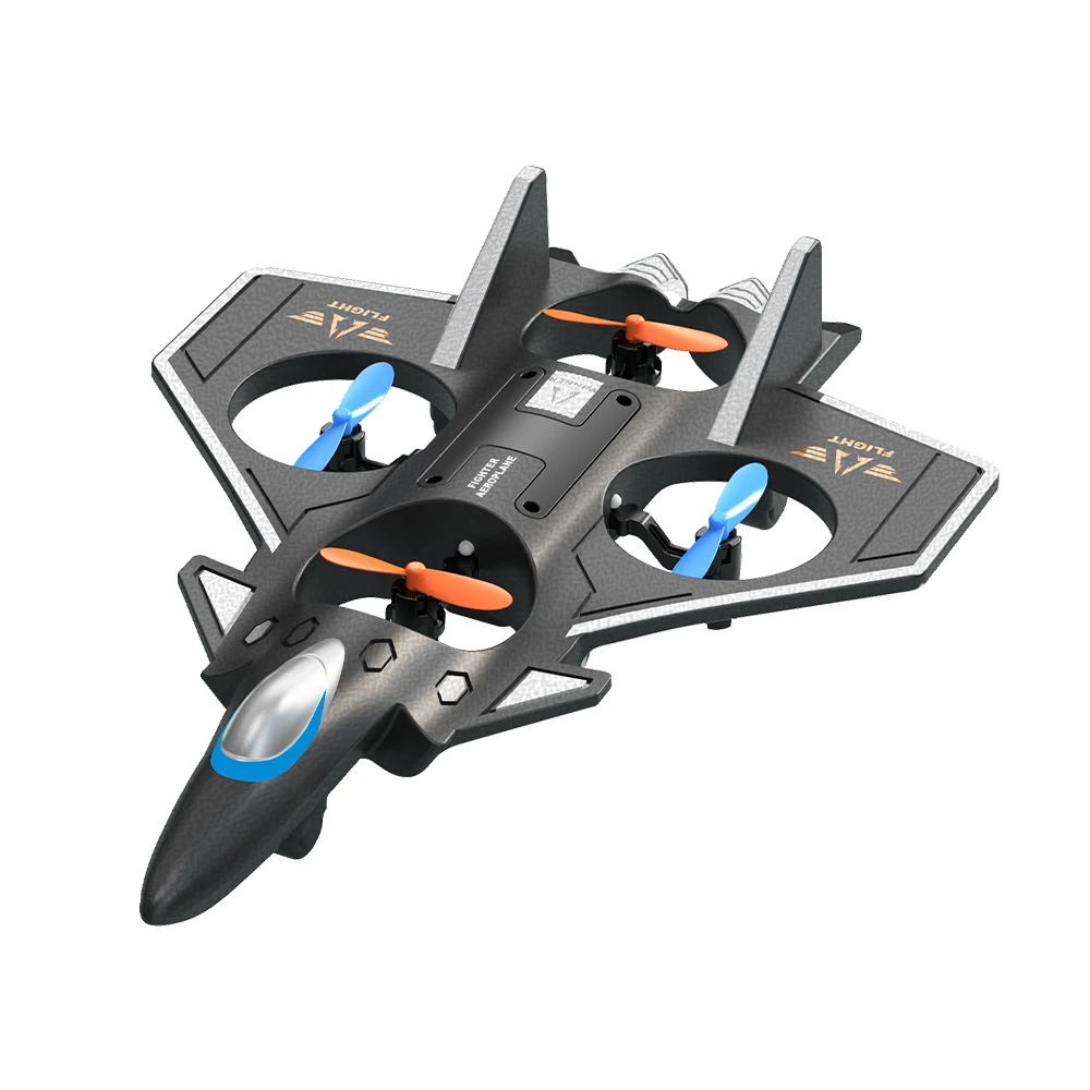 2.4G 원격 제어 폼 항공기 UAV 4축 서스펜션 전투기 롤 스턴트 어린이 장난감 크리스마스 선물