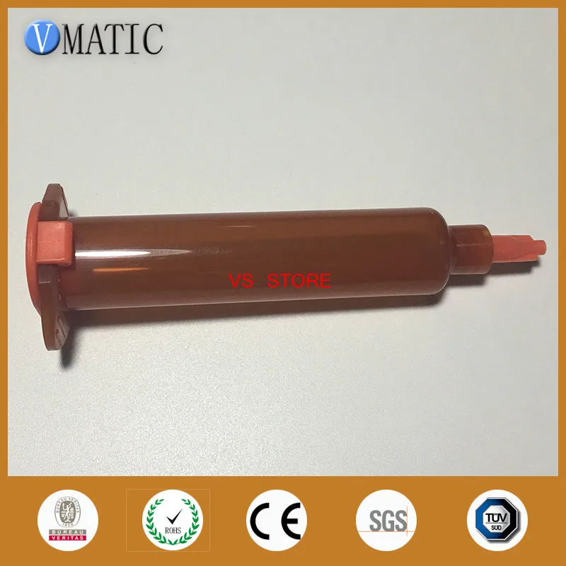 

Free Shipping Us Type Glue Dispensing UV Pneumatic Syringe Barrel/ Industrial Syringe 10cc/ml With Piston Stopper & End Cover