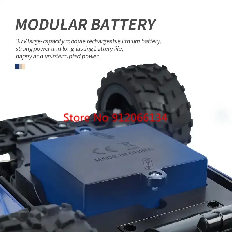 4K Camera Two-Way Voice Talkback WIFI FPV RC Car 2.4Ghz APP Gravity Control Shock Absorber High Speed Remote Control Car Truck 6