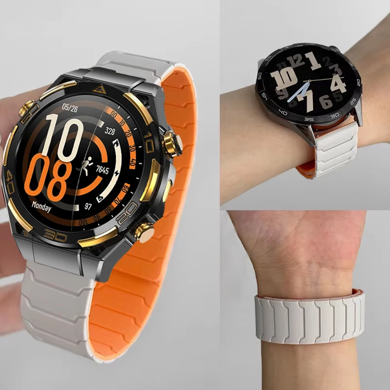 Magnetic Silicone Sport Band, 20mm/22mm - Universal Fit