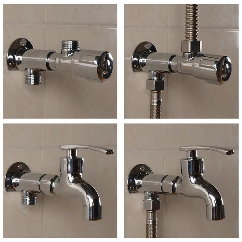 Kit De Instalación Para Grifo Comercial De Montaje En Pared, Acero Inoxidable US