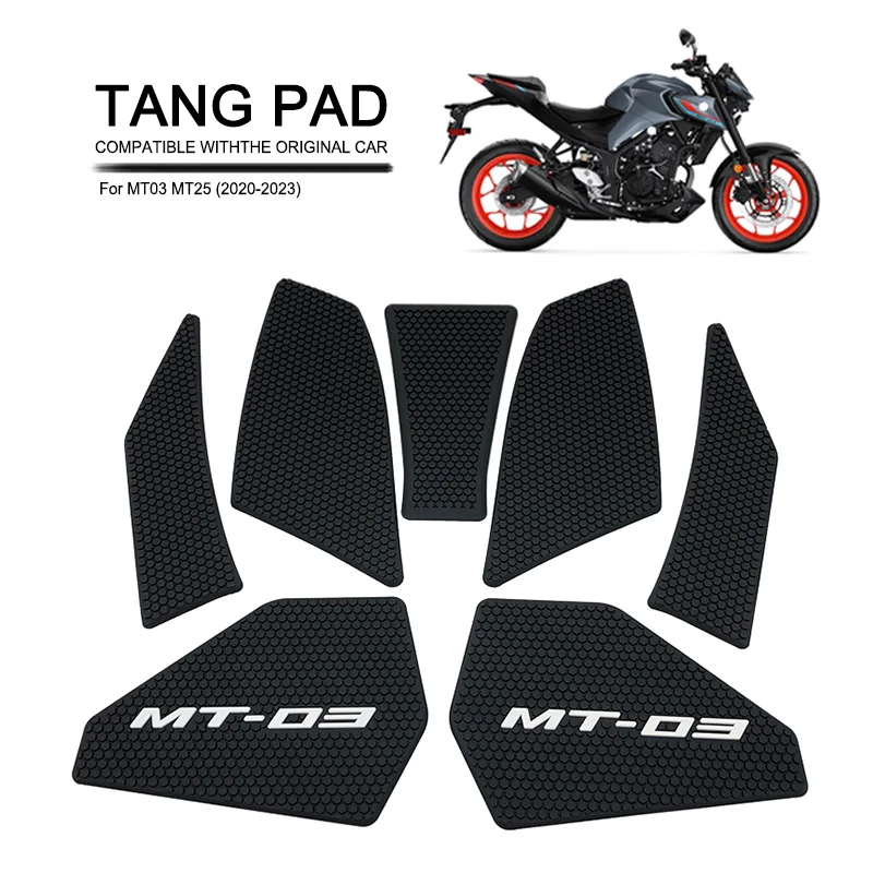 

MT03 Tank Pad Protector Sticker Decal Gas Knee Grip Tank Traction Pad For Yamaha MT-03 mt03 MT25 MT-25 2020-2023 Motorcycle
