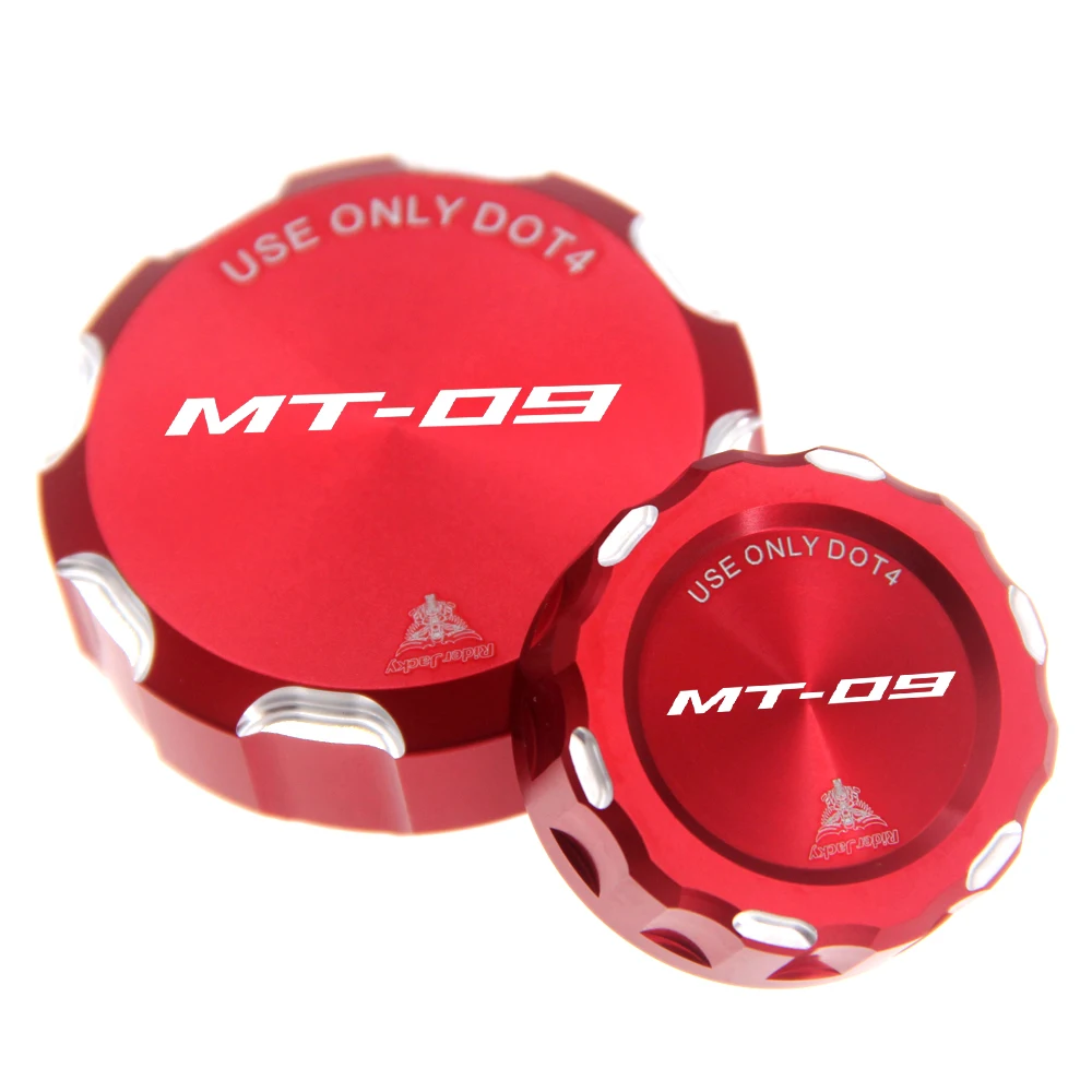 

For YAMAHA MT-09/MT 09 Tracer GT 2021 Motorcycle Front & Rear Brake Fluid Reservoir Cover Cap
