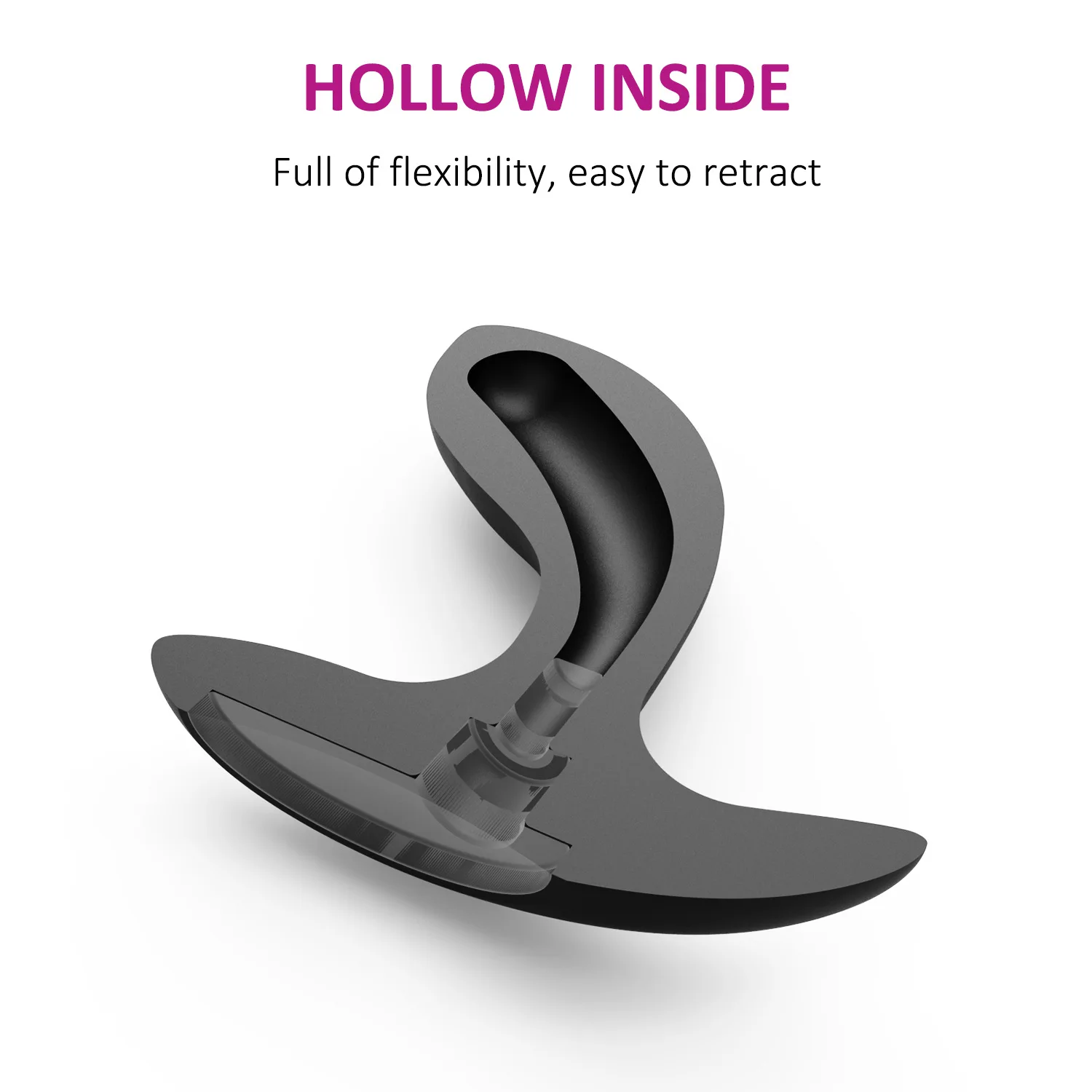 Analkugeln aus Silikon, Analplug, Trainingsset, riesiger ausgestellter Sockel, tragbarer hohler Analplug, Prostatamassage, G-Punkt_voghion.com