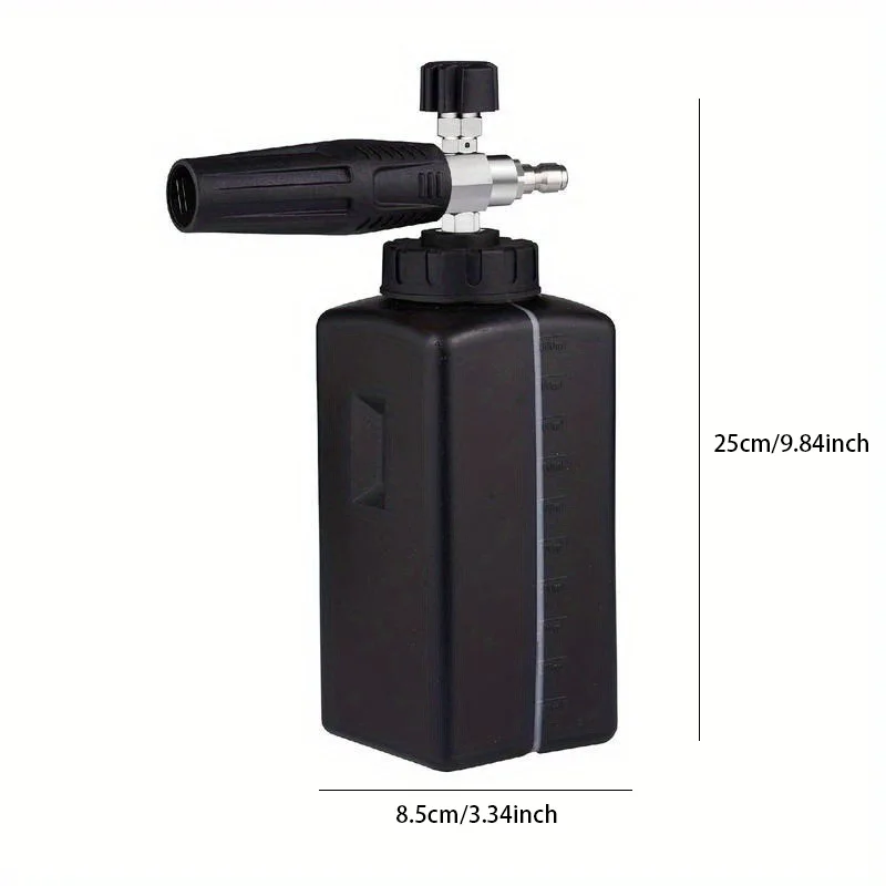 Large Capacity High Pressure Foam Gun Pot 1000ml Foam Gun Pot Adjustable Spray Shape Efficient Cleaning Portable Car Wash Tools 2