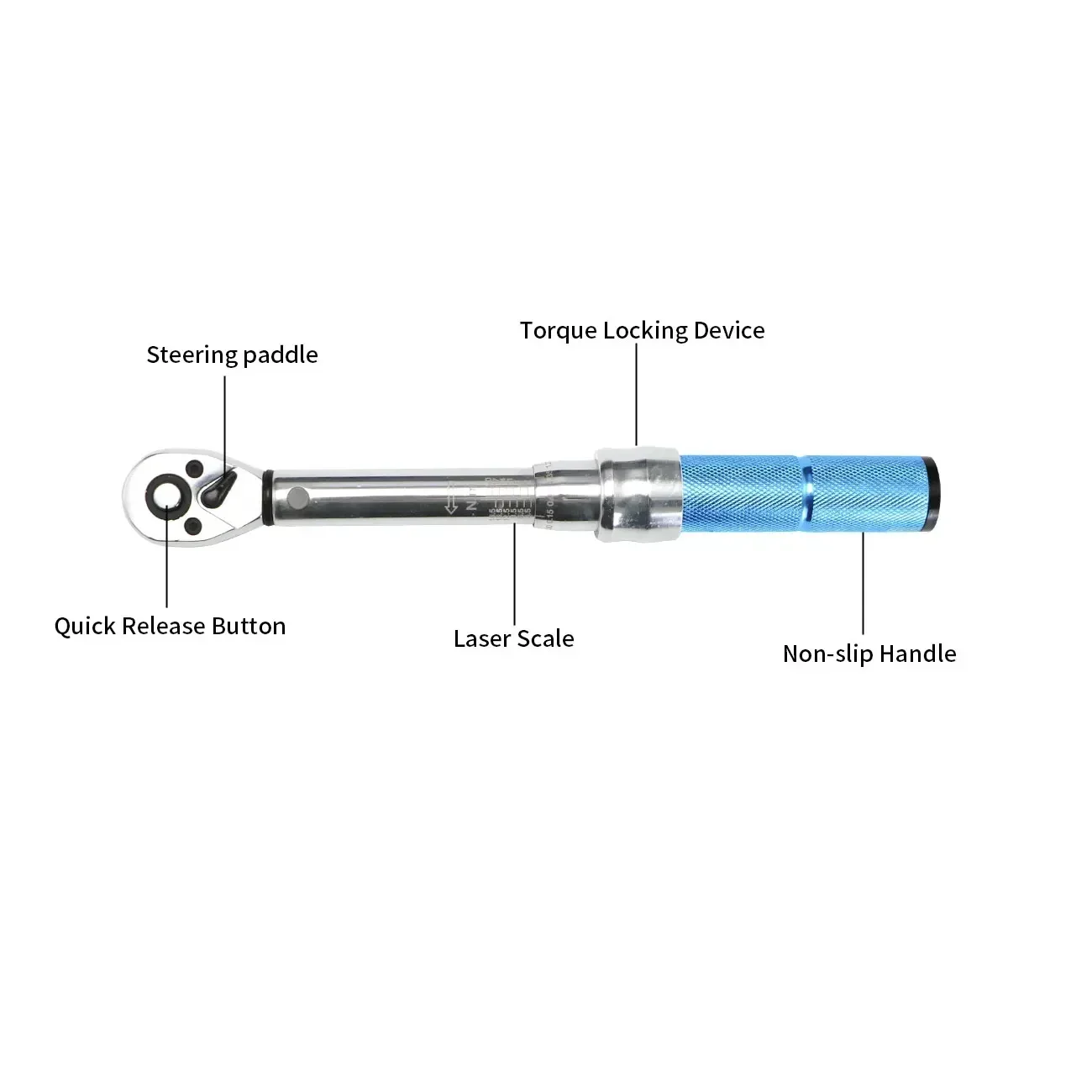 SHAHE Adjustable Torque Wrench Bicycle Repair Tools 1/4''3/8''1/2'' Bike Repair Spanner Hand Tool Set