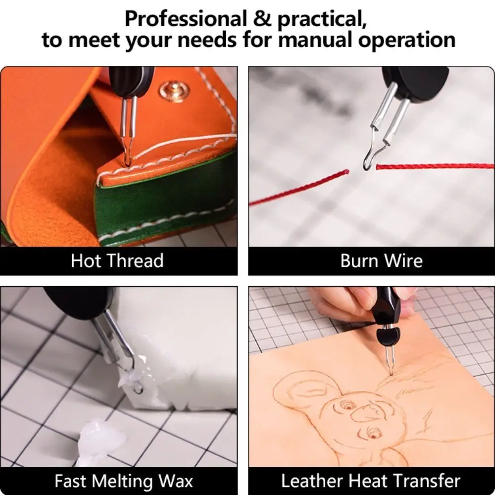Safely Welding Wax Melt Thread Pen Portable Touch-perfect Handheld Thread Zapper DIY Jewelry Making Tools jewelry making tools