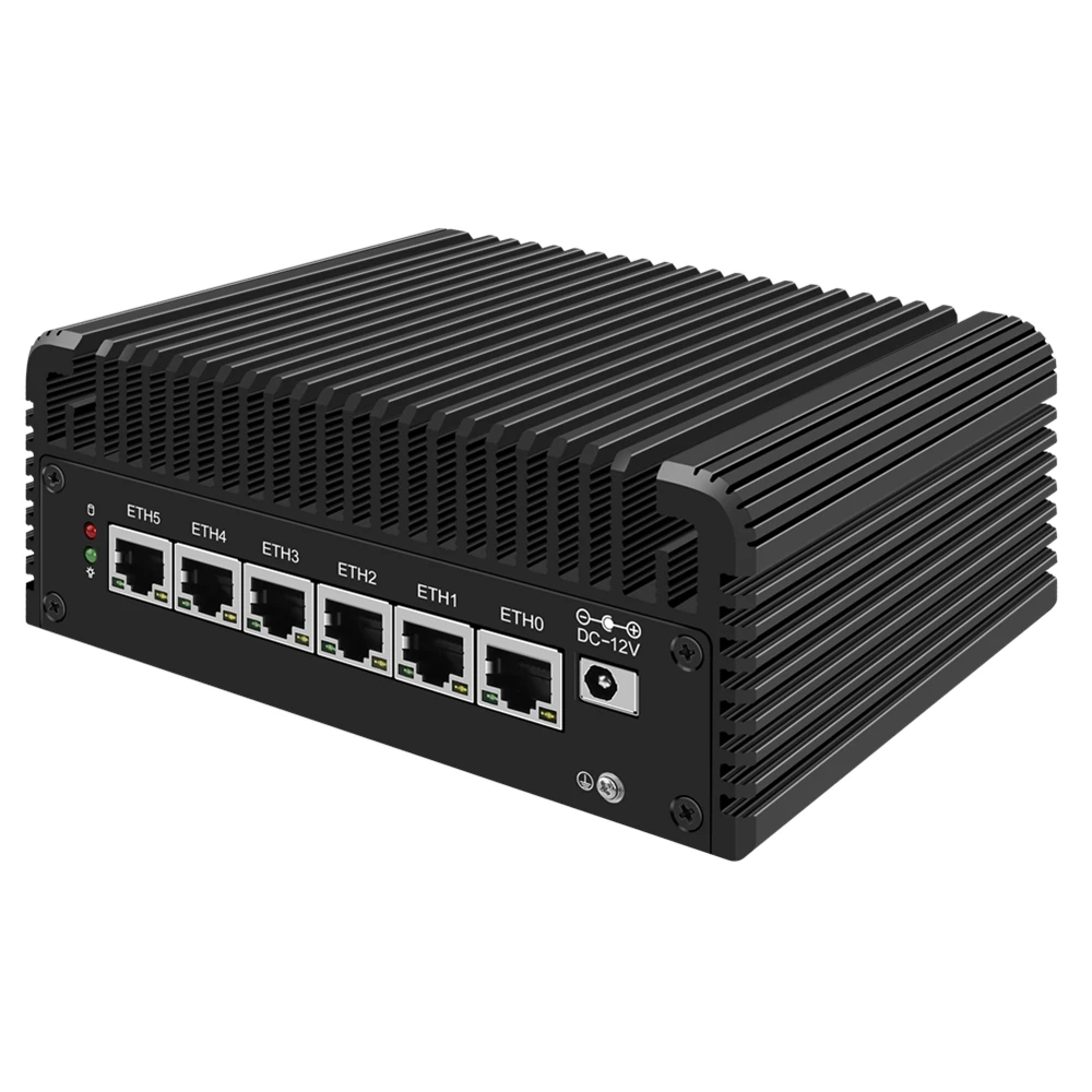 13th Gen Soft Router Intel i7 1355U i5 1335U i3 1315U 6xi226-V 2.5G USB4.0 2xDDR5 Fanless Mini PC NAS Firewall Appliance Proxmox 3