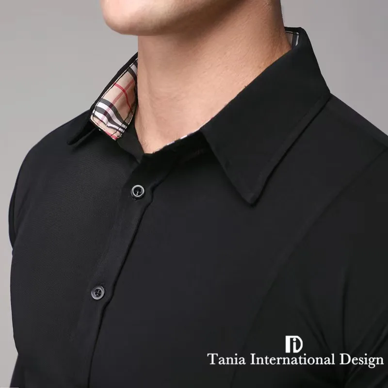 Latin Dance Garment Dance Waltz Ballroom Garment Performance Latin Man Shirts Top M004