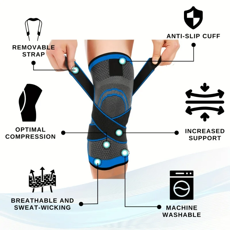 2PCS Adjustable Knee Support 2
