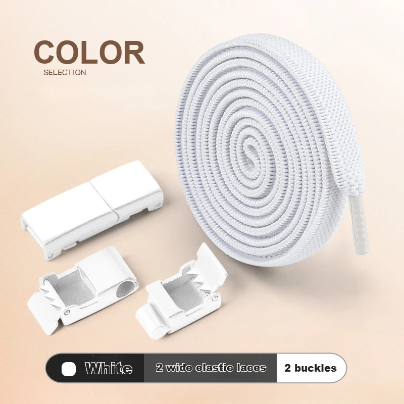 Magnetic No-Tie Elastic Shoelaces