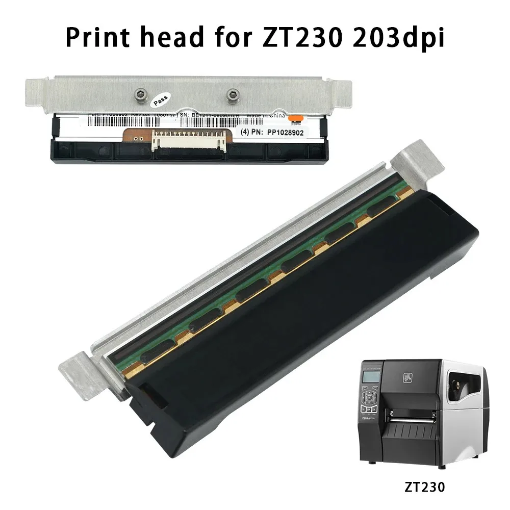

Новая Оригинальная печатающая головка ZT230, 203dpi стандартная печатающая головка для Zebra ZT210 ZT220 ZT230 со штрих-кодом, бесплатная доставка