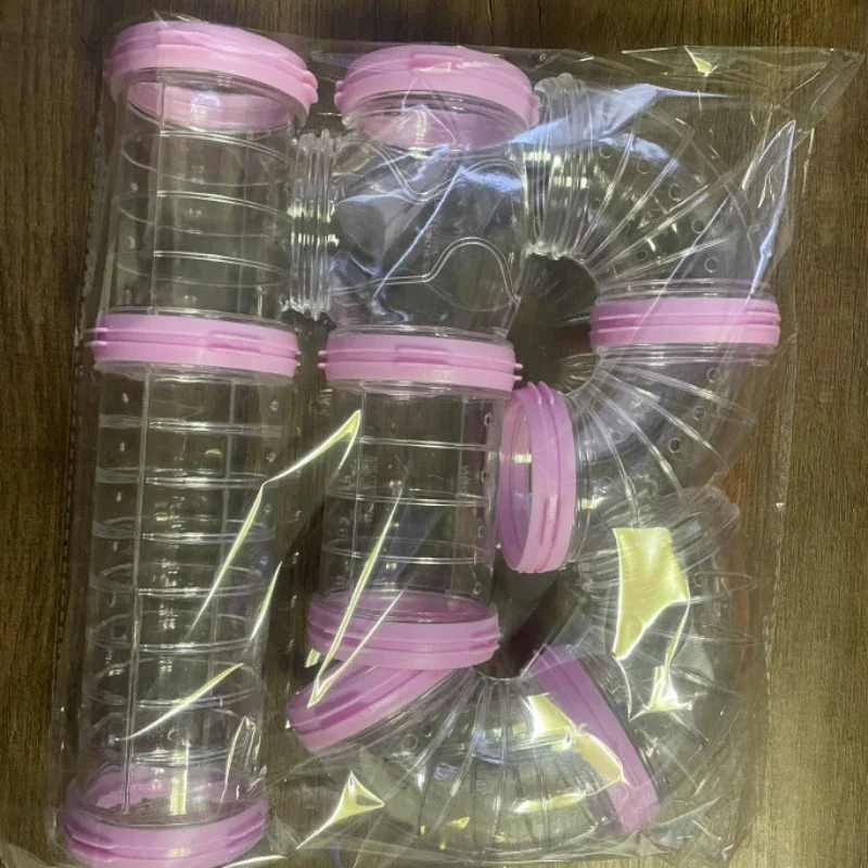 Hamster Tunnel Toy Maze DIY Remodeled Cage External Tubes Set Sports U Pipe Guinea Pig Accessories Pipeline Chinchillas Supplies small pet tunnel,hamster cage tunnel,hamster toy maze