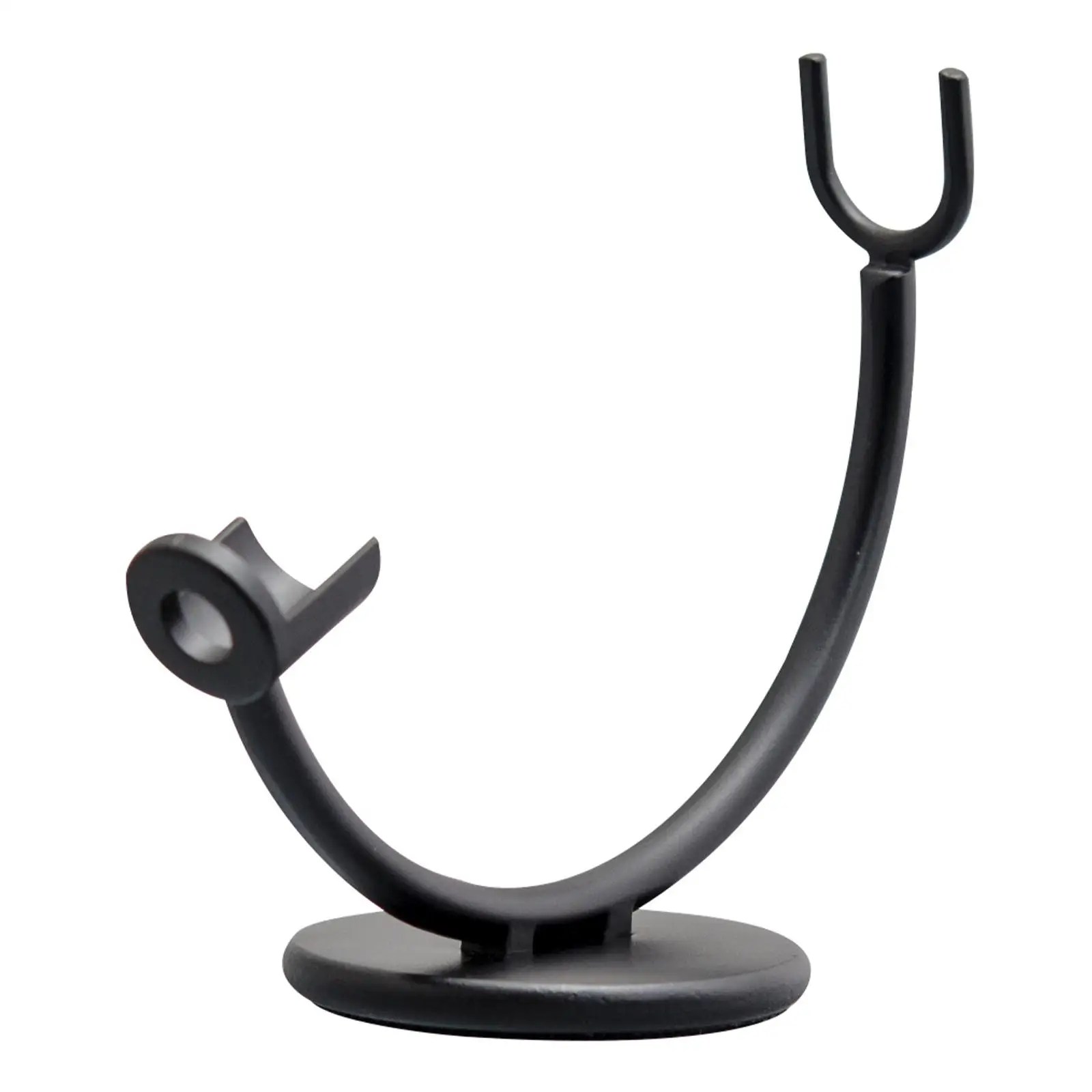 

Black Shaver Bracket Straight Shaver Bracket Zinc Alloy Accessory Shaver Holder Rack Heavy Duty for Bathroom Home Use Barbershop