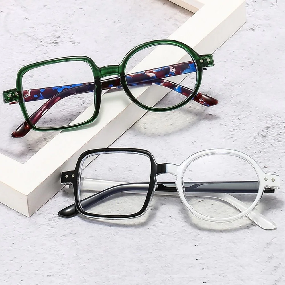 Neue Mode Frauen Männer Vintage quadratische Brille Anti Blaulicht blockierende Brille Rahmen optische Brille Rahmen Brille Brille
