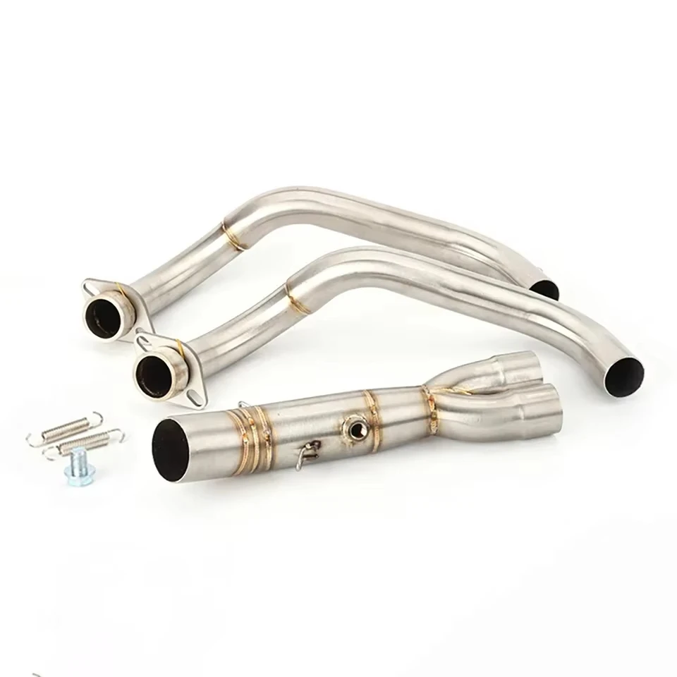 Motorcycle Exhaust Front Pipe For Yamaha MT-07 FZ-07 MT07 FZ07 XSR700 2014- Motorcycle Exhaust Front Pipe Muffler System Escape