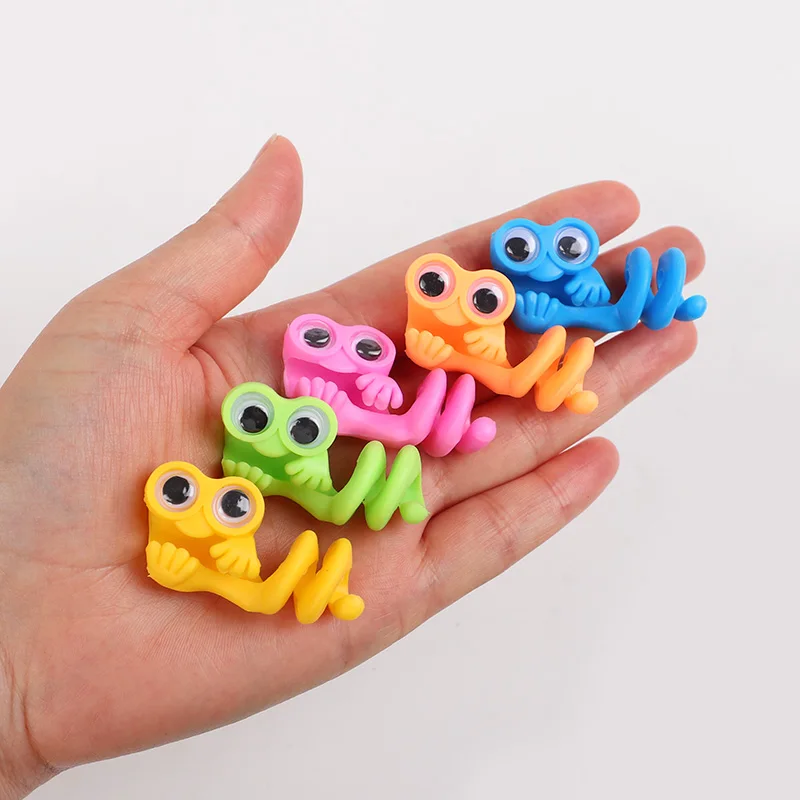 10/20 Stücke Lustige Cartoon Bleistift Topper Big Eye Stift Kappe Kinder Geburtstag Party Favors Pinata Füllstoff Weihnachten Geschenke Spielzeug schule Belohnungen – Detail 5