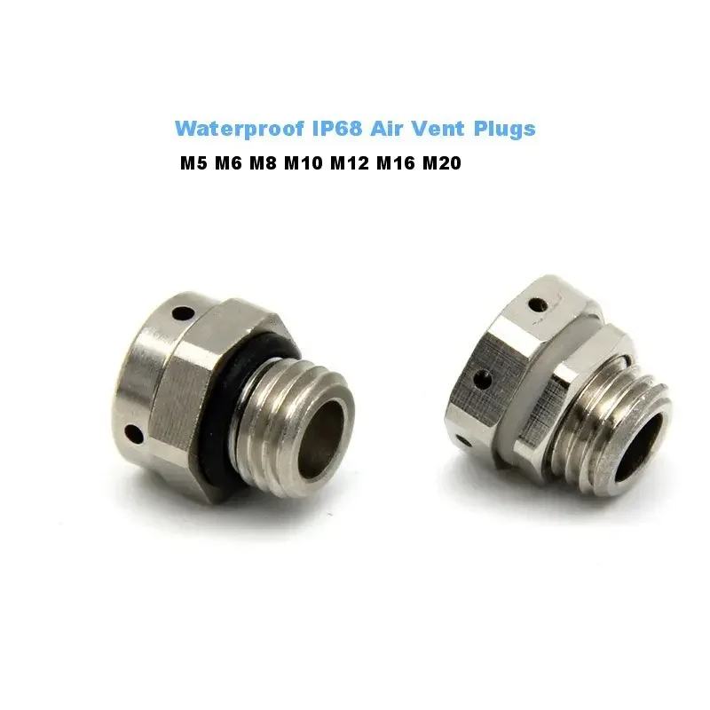 Stainless steel 304 Air Vent Plug Waterproof Protective Vent screw in plugs M5 M6 M8 M10 M12 M16 M20 Durable Breather Valve