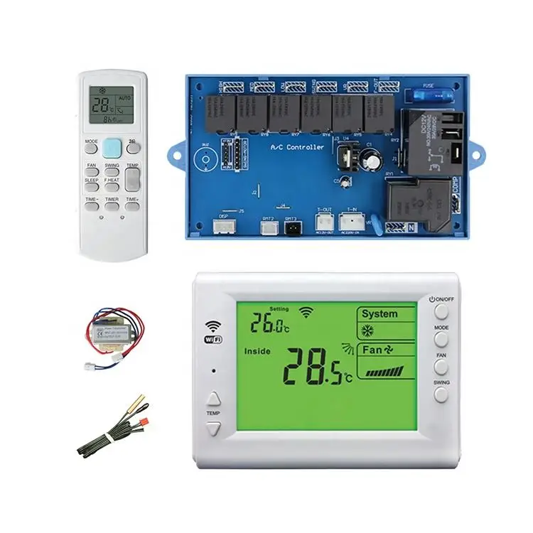 Qunda QD68WI+ Cabinet  Universal AC PCB Control  Board System For Air Conditioner Parts With WIFI Fuction