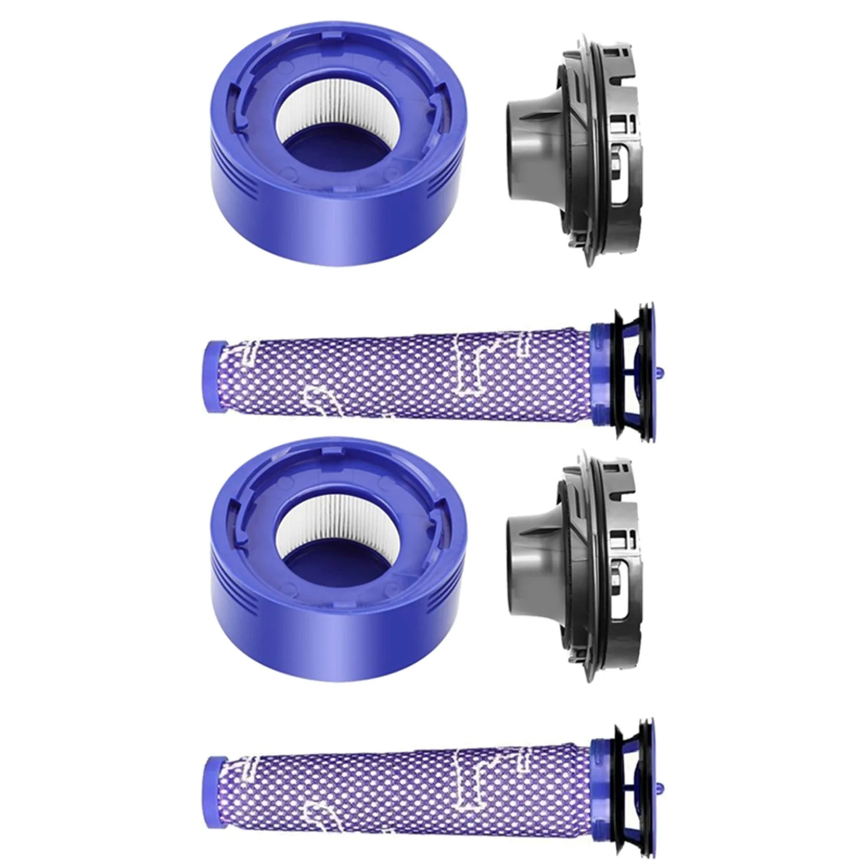 2X for Dyson V7 V8 Vacuum Cleaner Installation Motor Rear Cover Front