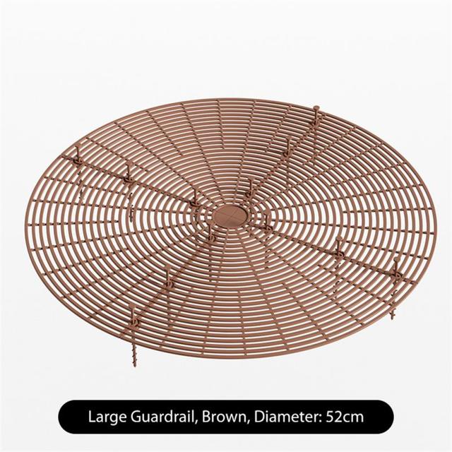 Pot Grid Flower Pot Cover Baby Safety Plant Protector Soil Guard With Nails Cover Plant Root Protection Garden Supplies