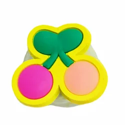 LED Shoe Decoration Accessories for Boys and Girls - Pineapple Cake Chip Buckles, Set of 1 - 5 Pieces (6)