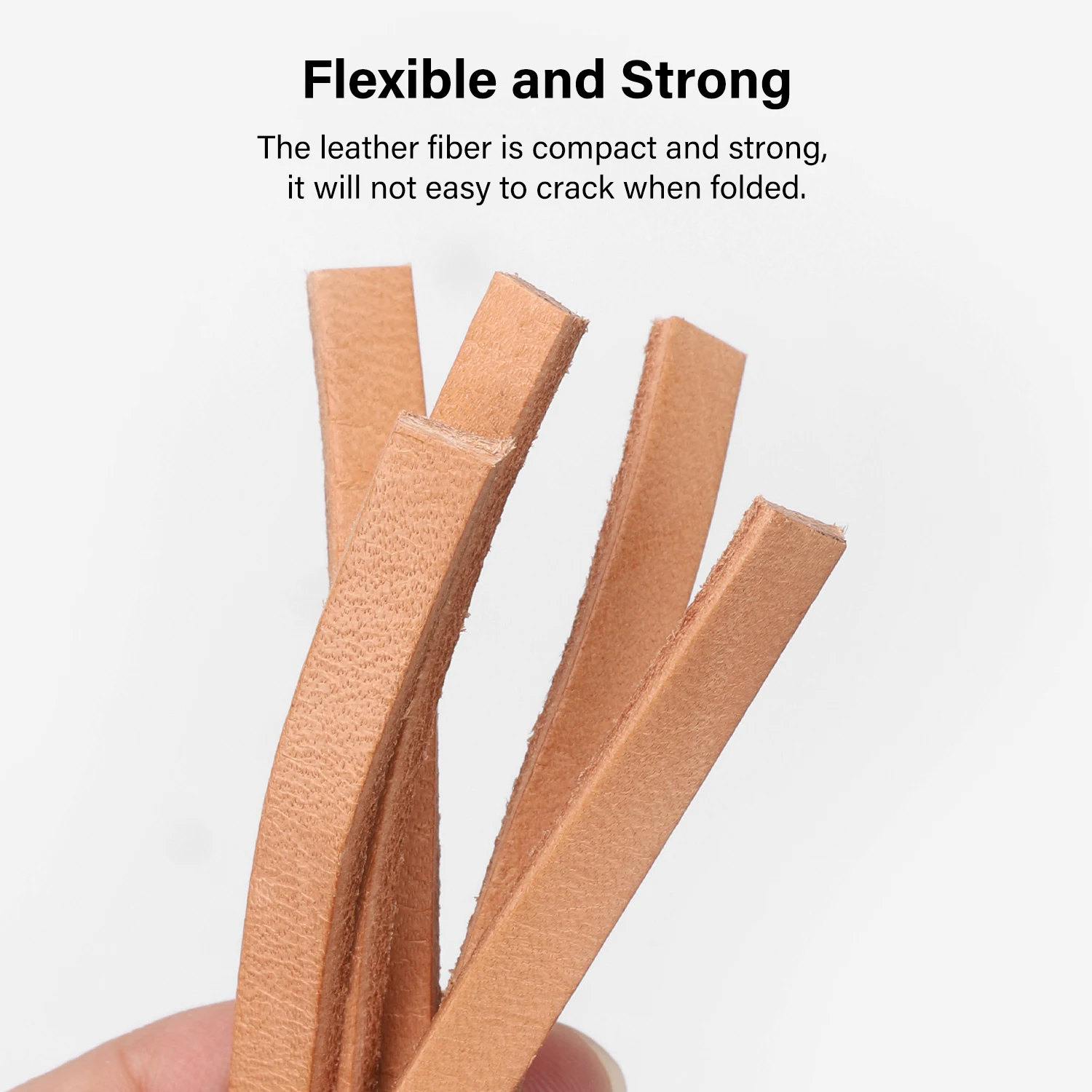 WUTA 100%  가죽 코드 플랫 천연 베지터블 태닝 가죽 로프 2/3/5mm 레이스 스트링 팔찌 쥬얼리 엮은 로프 목걸이 DIY