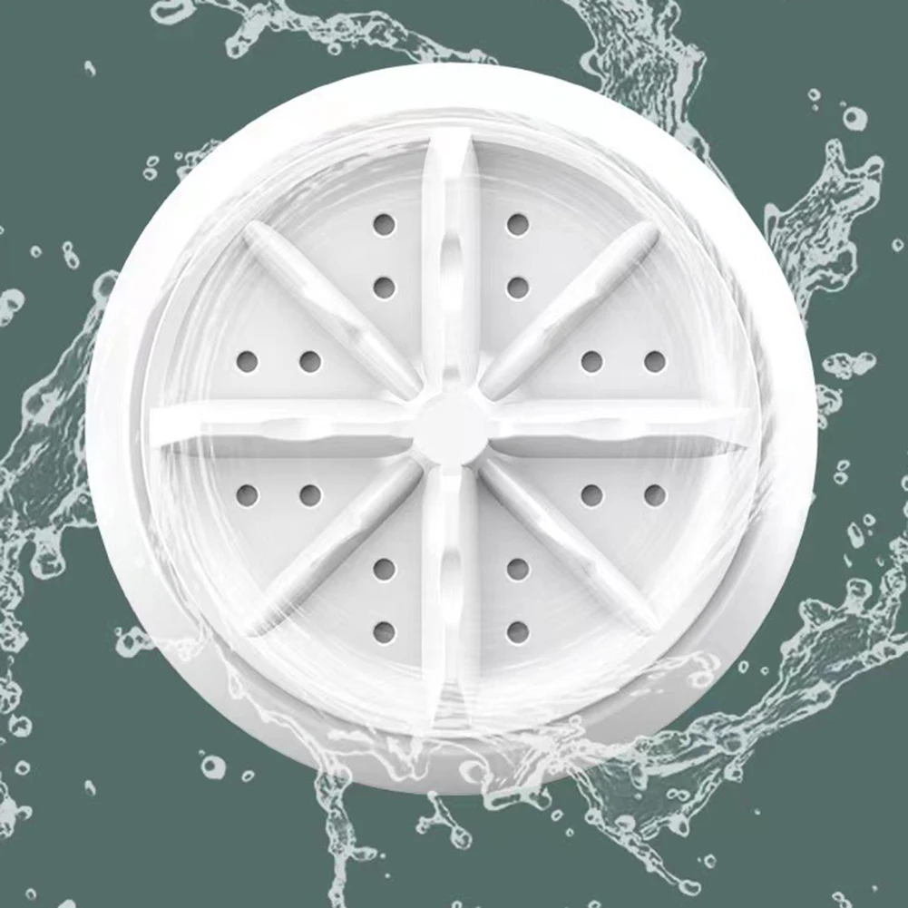 Portable Washing Machine Intelligent Timing Mini Washing Turbine Rotation Forward Reverse Wave Wheel for Intimate Clothes Socks