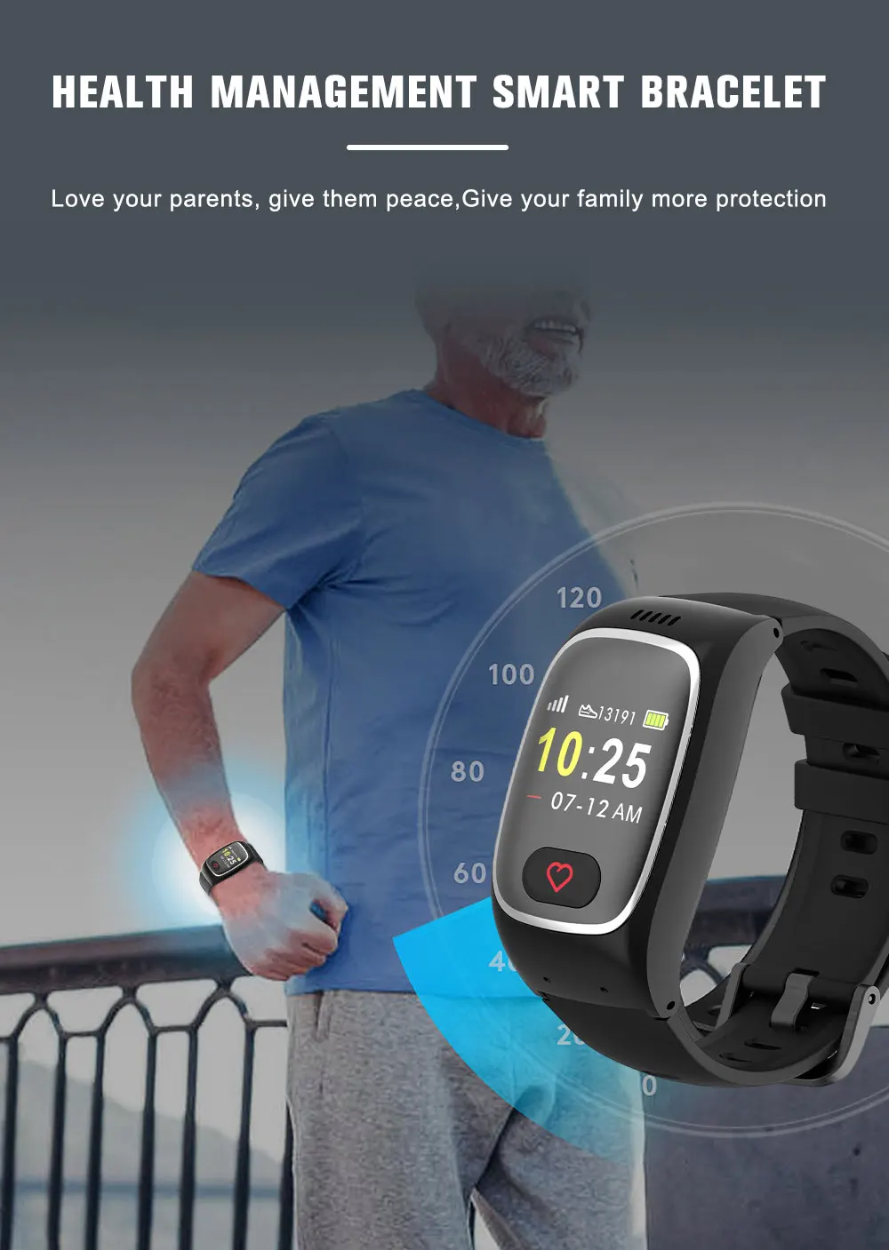 Tercera Edad Reloj Inteligente Personas Mayores Reloj Localizador