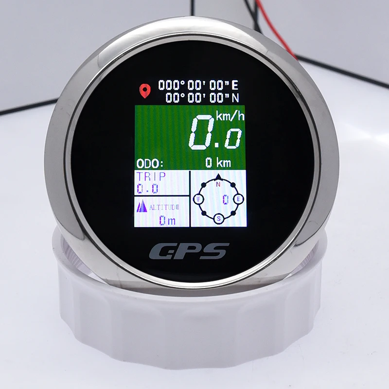 New 52mm 85mm Digital GPS Speedometer ODO With Longitude Latitude