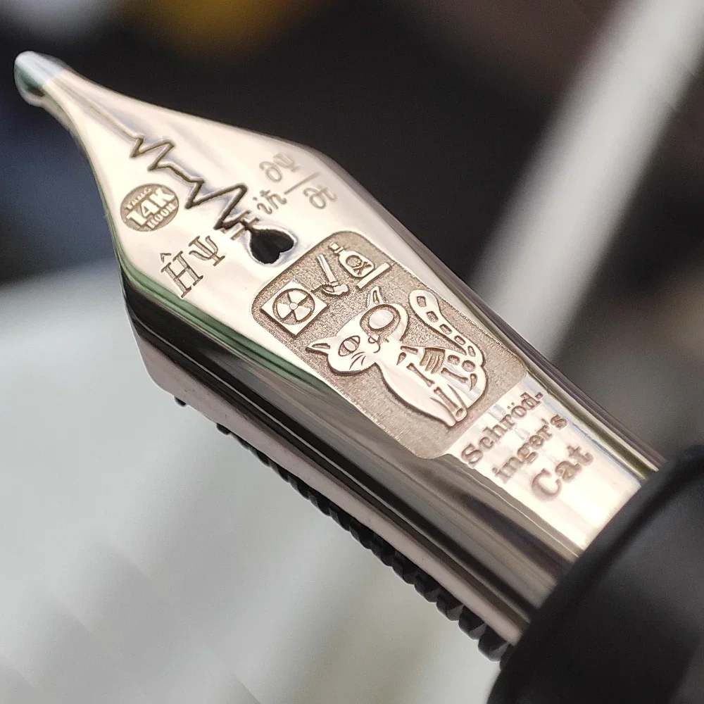 For Tangmoon Creative fun Pen nib Unit Physics Series/ Schrödinger’s Cat/ Einstein Fountain Pen Accessories 2