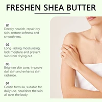 Shea Butter Body Cream Long Lasting Moistuirzing Soothing Dry Rough Body Lotion Brightening Improve Dullness Nourish Skin Care 2