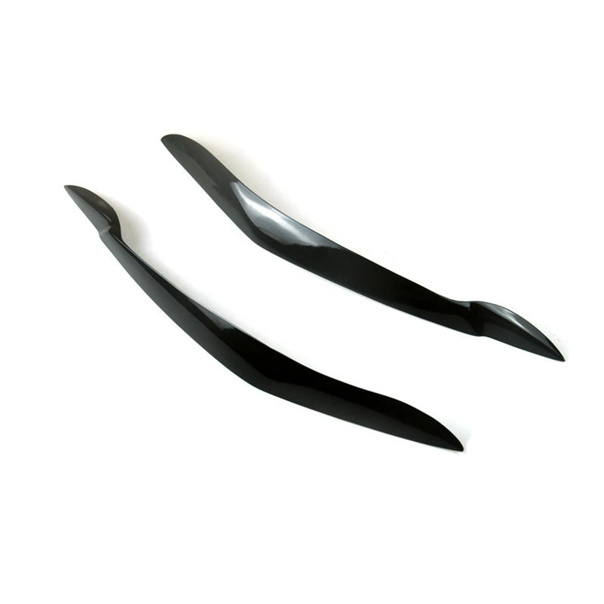 

Car Front Resin Headlight Eyebrow Eyelid Cover Trim for BMW X5 E70 2007-2013 Gloss Black