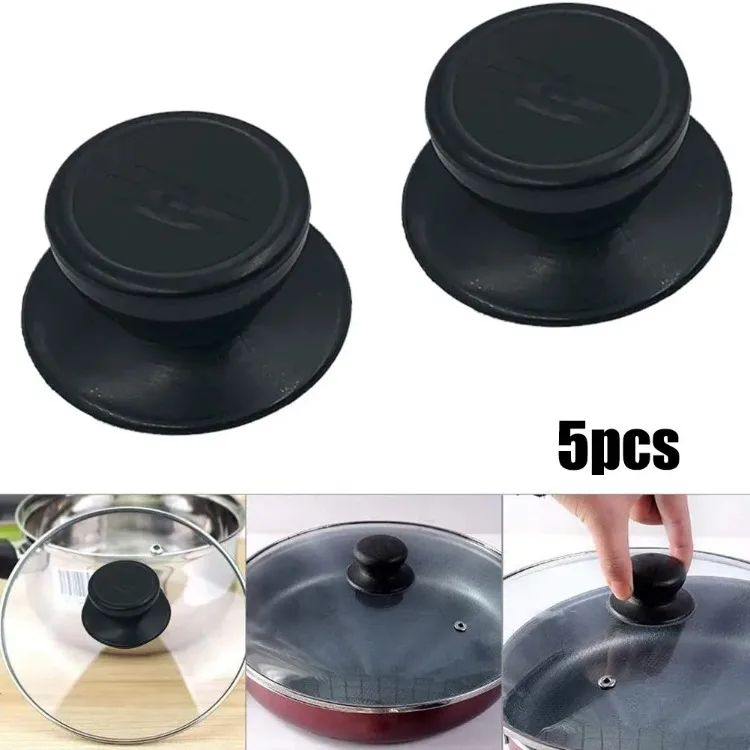 5Pcs Kitchen Cooking Pot Pan Lids Replacement Knob Lifting Handle Saucepan Lid Universal Pot Lid Handle Kitchen Cookware