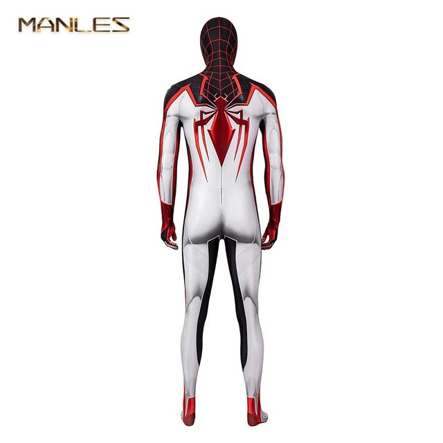 Fantasia Homem-Aranha Miles Morales Game Jogo PS4-PS5 Adulto Cosplay T