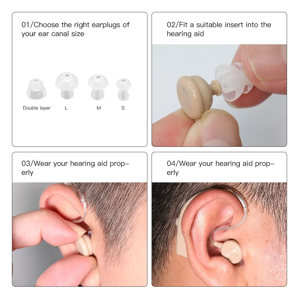 Saf60e05024b14525a1a3afea5aea29f8z Noise Reduction Sound Amplifier Bte Hearing Aid Single Piece Rechargeable For Deafness