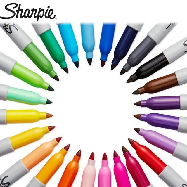 Sanford Sharpie Paint Markers, Oil Base, Extra Fine, Gold/Silver - 2 pack