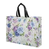 Fashion Laser Shopping Bag Foldable Dragonfly Flowers Eco Bag Large Reusable Storage Bag Tote Waterproof Fabric Non-woven 1