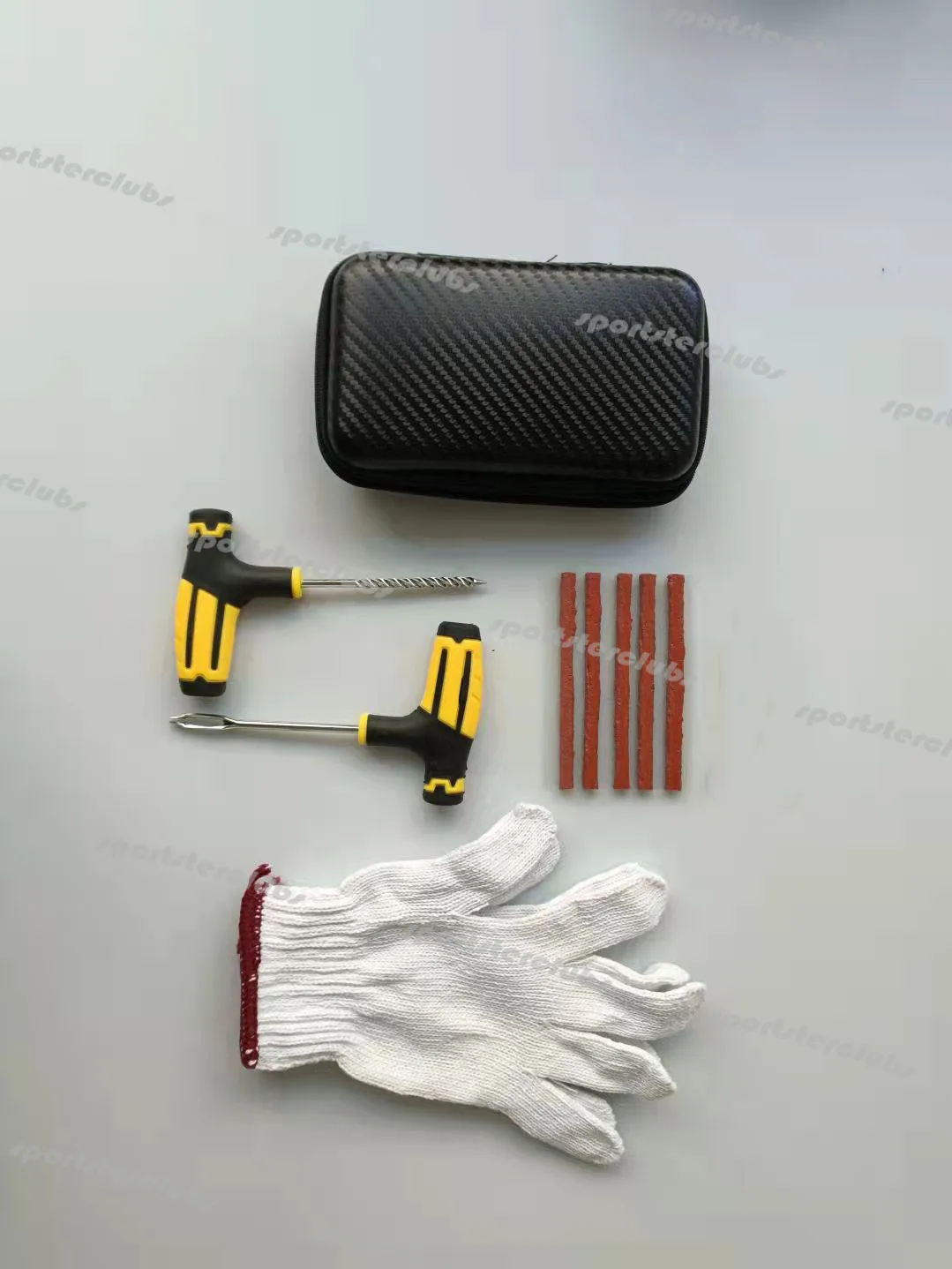Tire Repair Kit Car Tire Repair Tool Kit DIY Flat Tire Repair Tyre Strips Kit Truck Motorcycle Home Plug Patch Rasper Tool