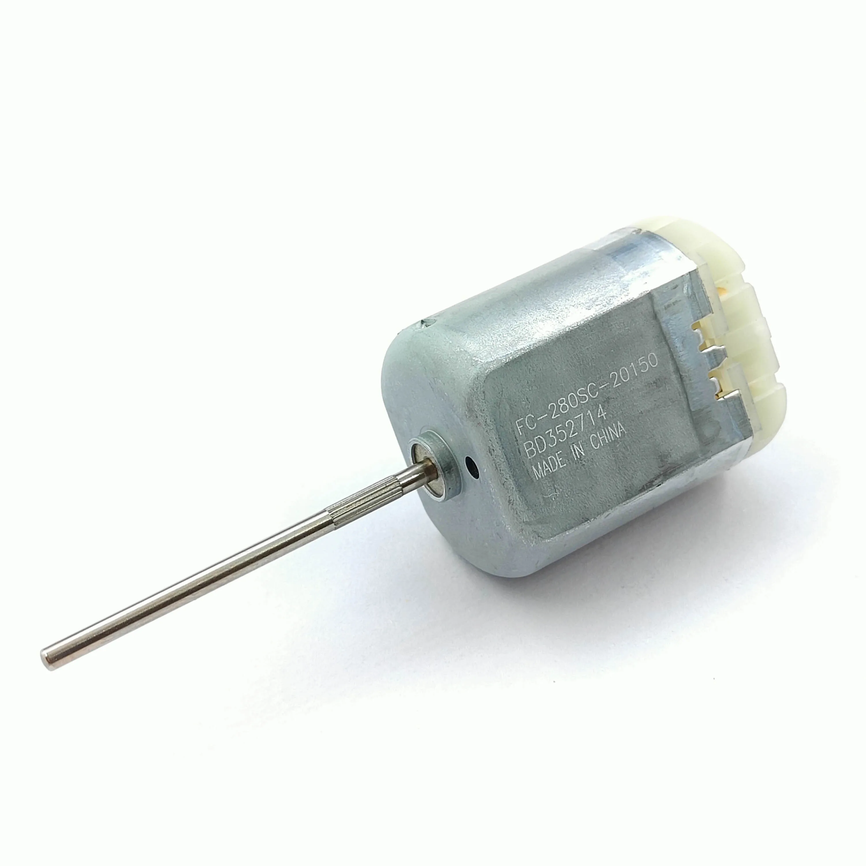 FC-280SC-20150 롱 샤프트 미니 280 모터 DC 12V 11400RPM 마이크로 24mm 전기 모터 DIY 자동차 도어록 중앙 잠금 모터