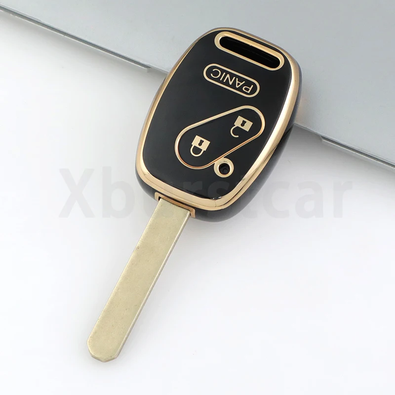 Key Case 2/3/4 Buttons Car Remote Shell Holder Fob For Honda Accord Civic CRV CR-V Pilot Insight Ridgeline TPU