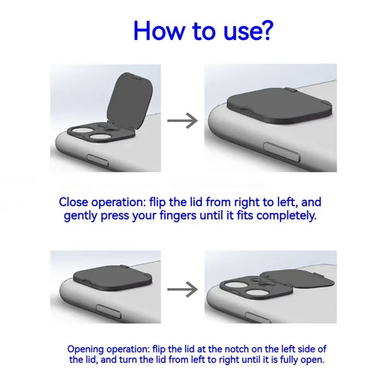 Privacy Protector: Sleek Webcam and Back Camera Lens Cover Sticker