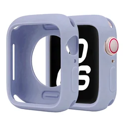 Premium Silicone Protective Case for Smartwatch - Durable Bumper Cover & Accessory Shield (19 lavender grey)