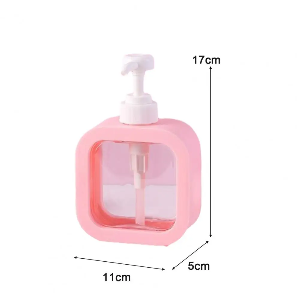 Wide-mouth Liquid Dispenser Transparent Hand Wash Dispenser Leak-proof Transparent Soap for Bathroom Kitchen Sink
