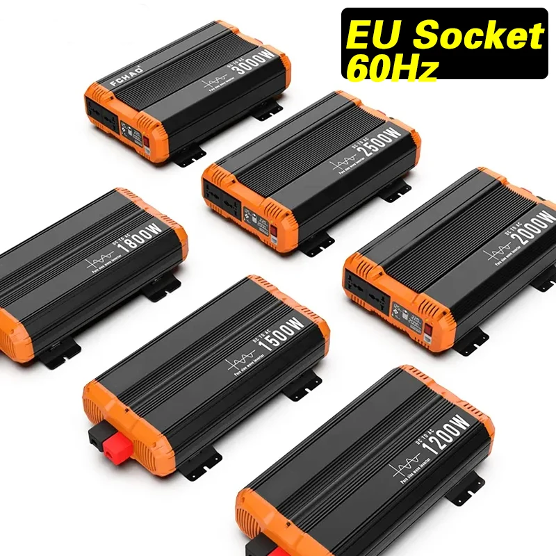 6.0Kw/3.6Kw/2.4Kw Inverter Dc12V/24V A Ac 220V Tensione 60Hz Potenza Trasformatore Solare Onda Sinusoidale Pura Con Display A Led