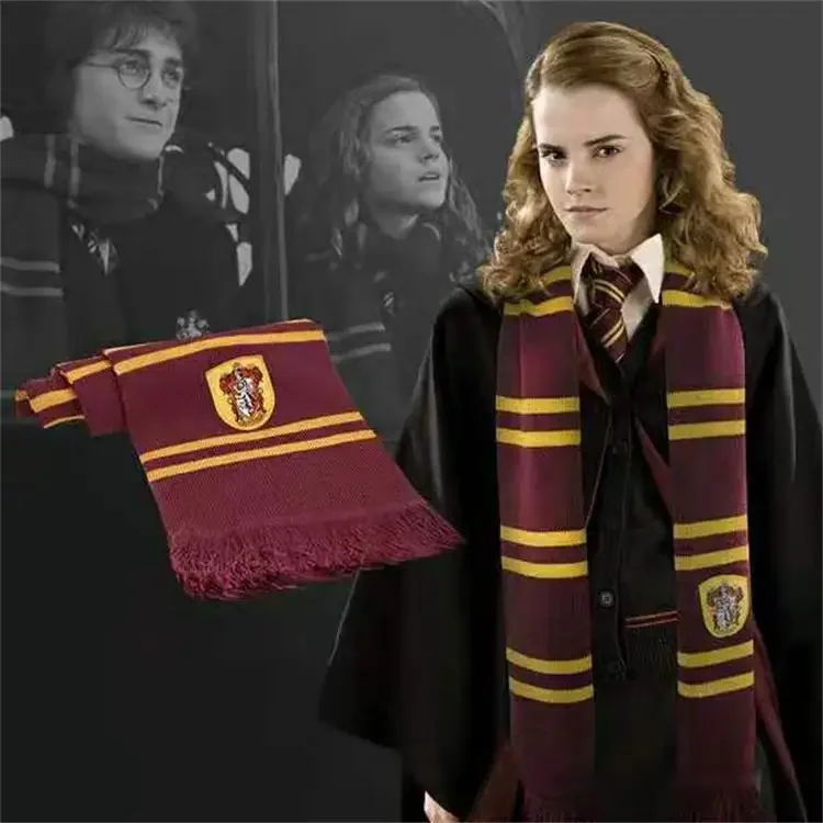 Halloween Costumes Potter Scarf College Style Magic School Cosplay Potter Costume Scarves Christmas Halloween Party Supplies