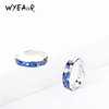 WYEAIIR 925 Sterling Silver Van Gogh Starry Sky Couple Rings Fine Jewelry Luxury Resizable Opening Female Ring 1