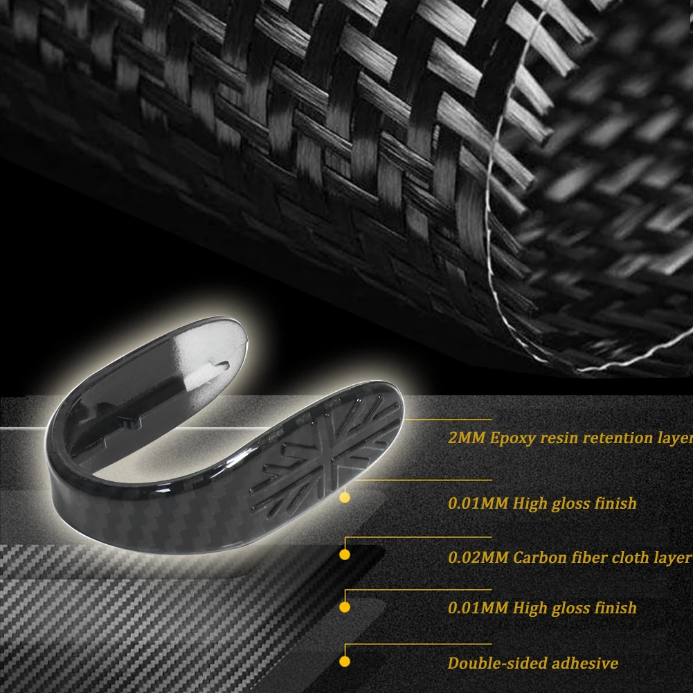 Carbon Fiber Key Fob Case Holder for MINI Cooper Accessories
