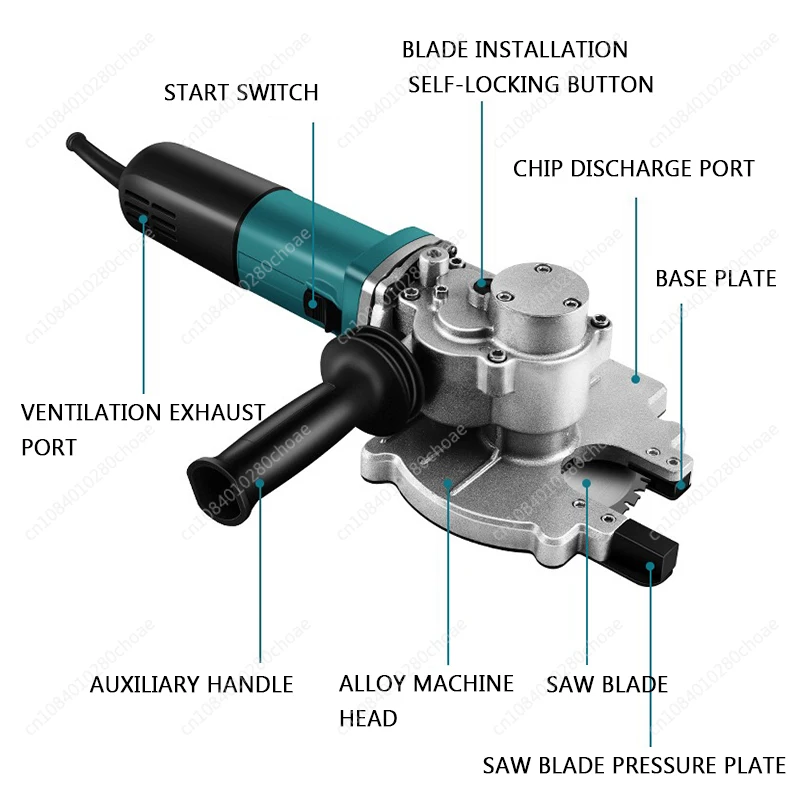 Handheld Steel Bar Cold Cutting Machine 220V Small Portable Steel Bar Steel Pipe