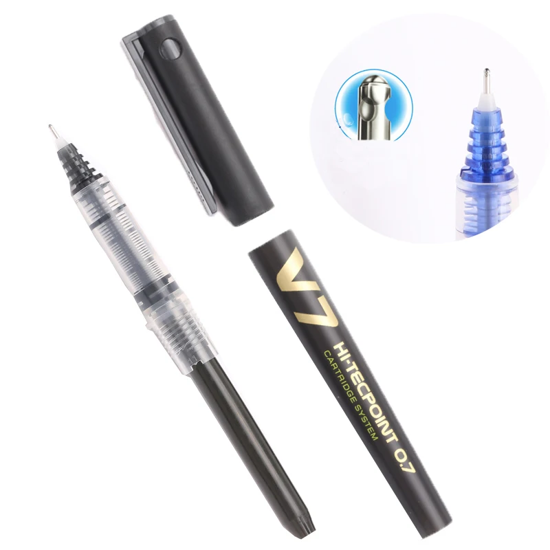 PILOT Gel Pen BXC-V5/BXC-V7 Large Capacity Upgraded Water Pen Replaceable Ink Capsule 0.5/0.7mm Signature Pen Controllable Ink 2